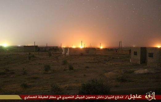 ISIS взял штурмом базу ВВС Табка ISIS взял штурмом базу ВВС Табка