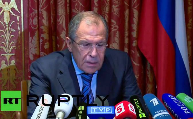 Сергей Лавров: Когда по ту сторону границы идет война, осторожность не помешает