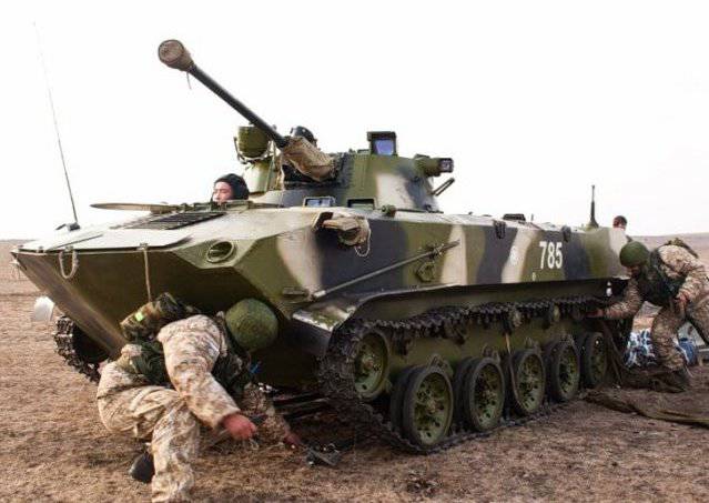 Рогозин протестировал боевую машину десанта БМД-4М