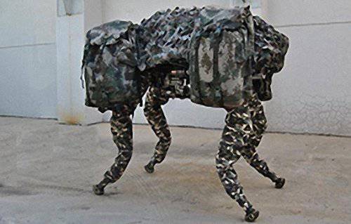 Робот "Da Gou" - китайский вариант известного американского робота "Big Dog"