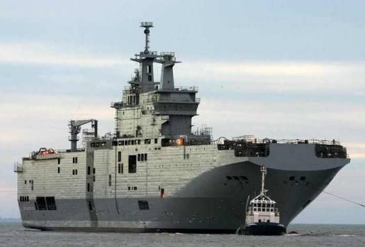 Моряки из РФ вместе с французами выйдут в море на первом "Мистрале"