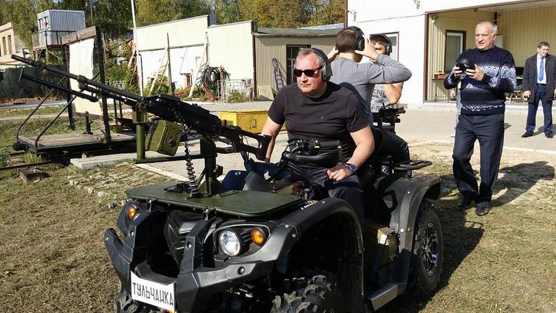 Рогозин: Спецназу понравились новые русские боевые квадроциклы