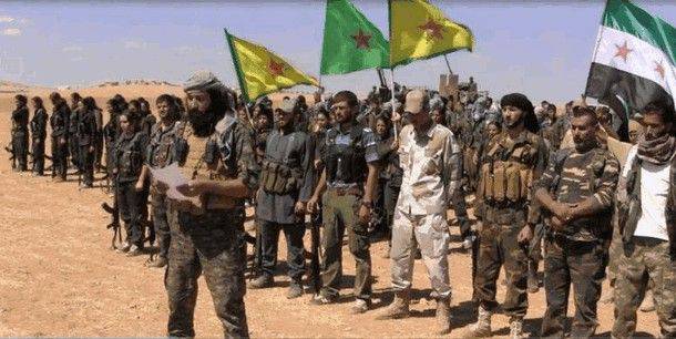 Сирийские курды объединяются с боевиками ССА против "Исламского государства"