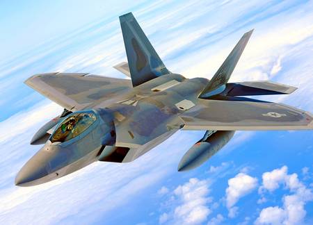 Зафиксировано первое боевое применение истребителей F-22