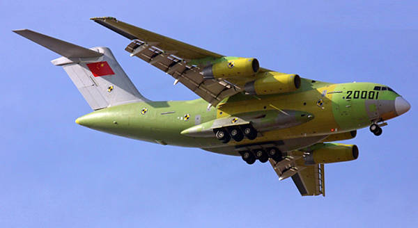 Начался второй этап испытаний китайского транспортника Y-20