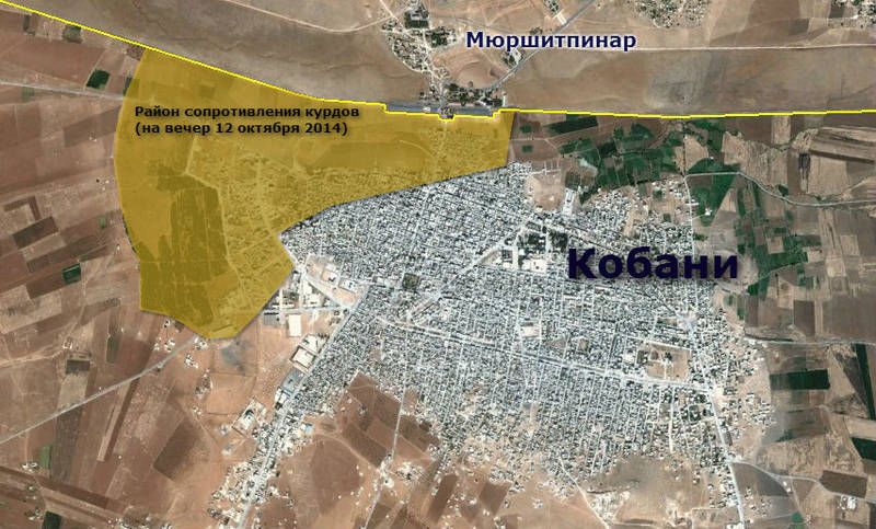 Боевики "Исламского государства" захватили большую часть города Кобани