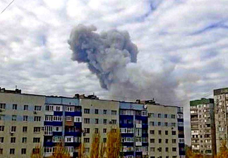 Донецк атакован ракетой «Точка-У» Донецк атакован ракетой «Точка-У»