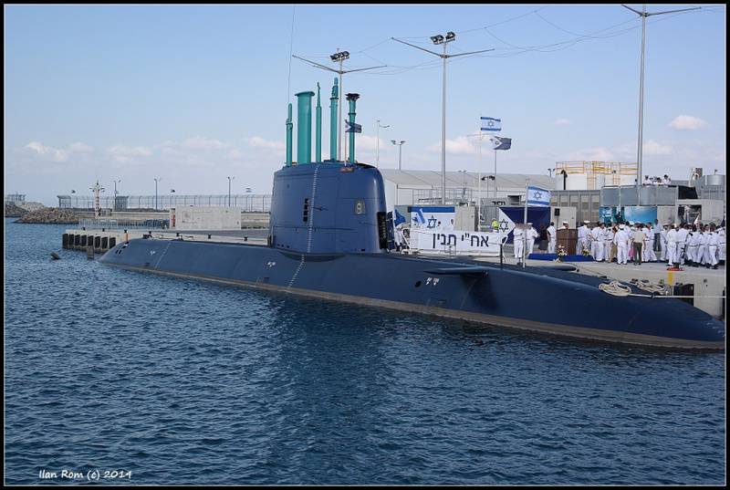 Израильский флот получил подводную лодку Tanin