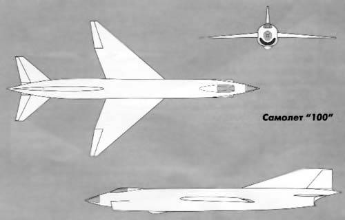 Проект ударного самолёта «100» (Ту-100) (Россия)