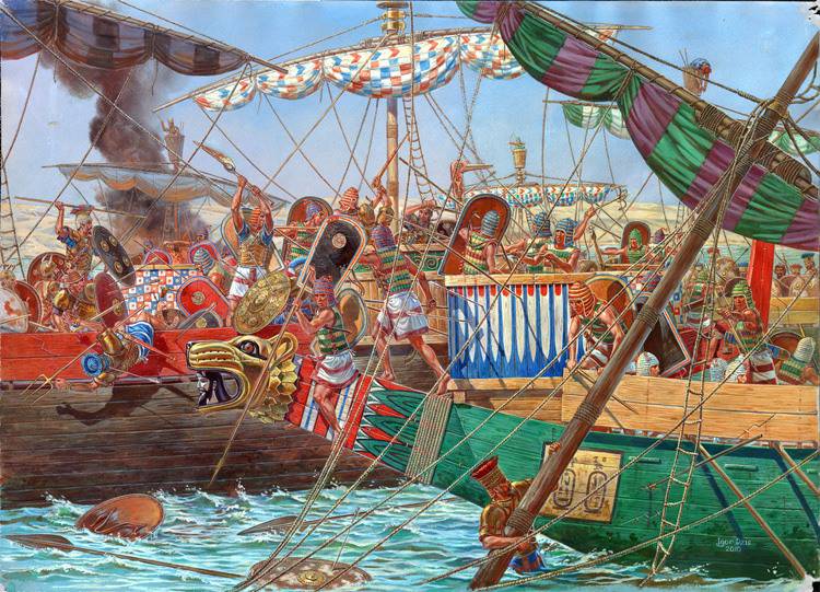 Морское сражение при Аргинусских островах 406 год до н. э.