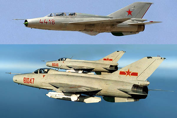 Найди 10 отличий: МиГ-21 в китайском исполнении