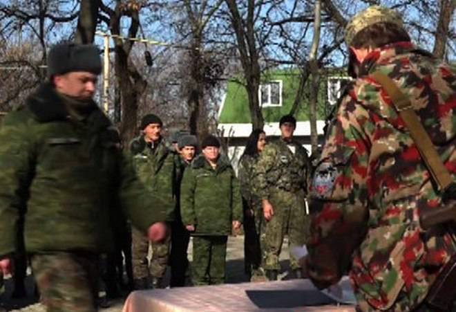 Новобранцы батальона Гиви приняли присягу на верность ДНР