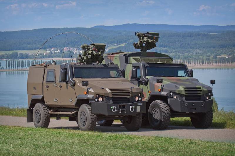 Новые военные автомобили для сухопутных войск ФРГ