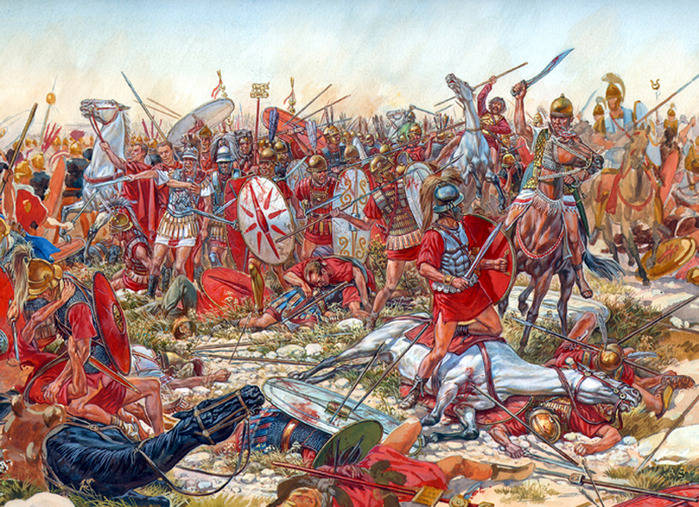 Битва при Каннах 216 год до н.э.
