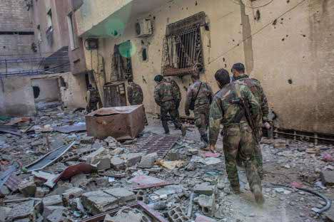Сирийская армия отбила штурм города Захраа в провинции Алеппо