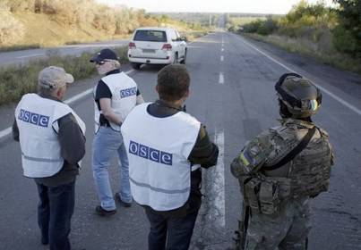 ОБСЕ засекла под Донецком еще одну неопознанную военную колонну