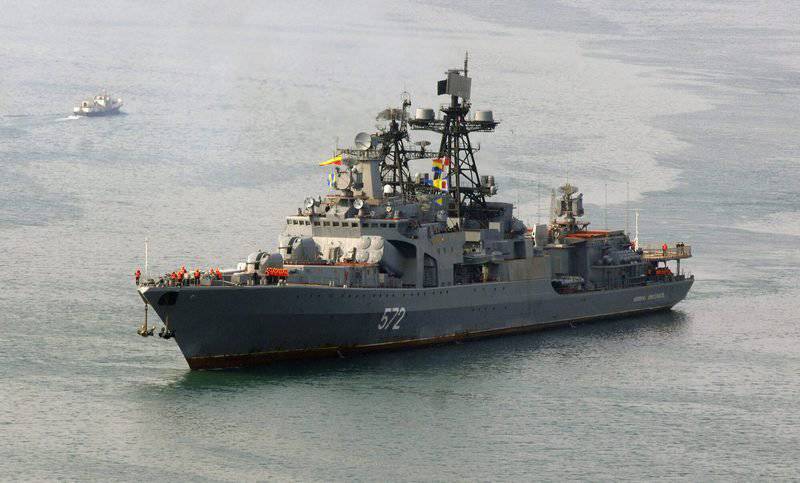 Корабли ВМФ РФ провели артиллерийские стрельбы в Тихом океане Корабли ВМФ РФ провели артиллерийские стрельбы в Тихом океане