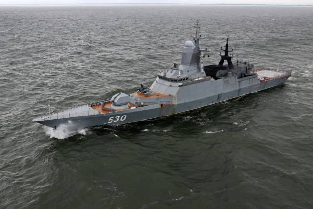 Корвет «Сообразительный» провел ракетную стрельбу в море Корвет «Сообразительный» провел ракетную стрельбу в море