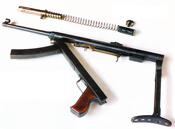 Опытный пистолет-пулемет системы Коровина образца 1941 года
