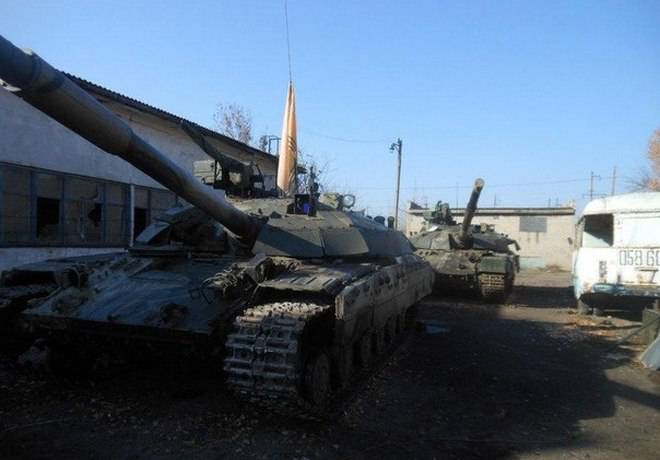 Ополченцы захватили современные украинские танки «Булат»