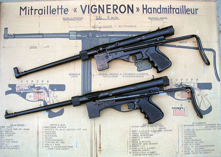 Бельгийский пистолет-пулемет Vigneron M2