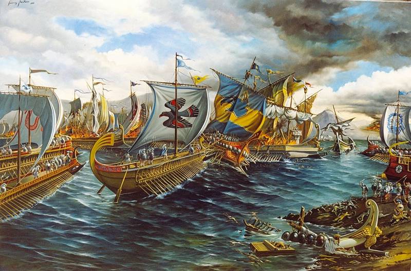 Морское сражение у острова Саламин 480 год до н. э.