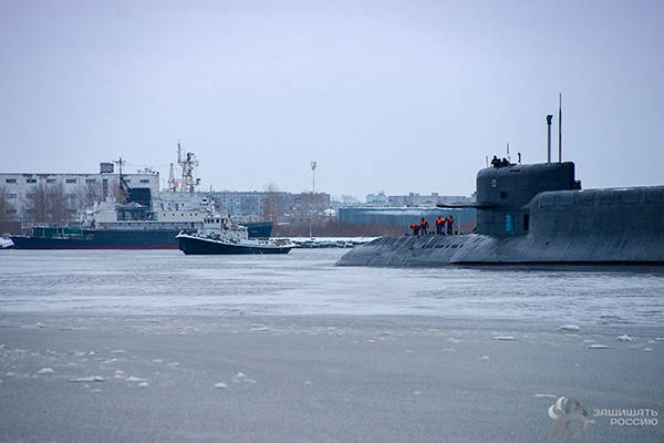 Атомная подлодка проекта «Дельфин» в Северодвинске