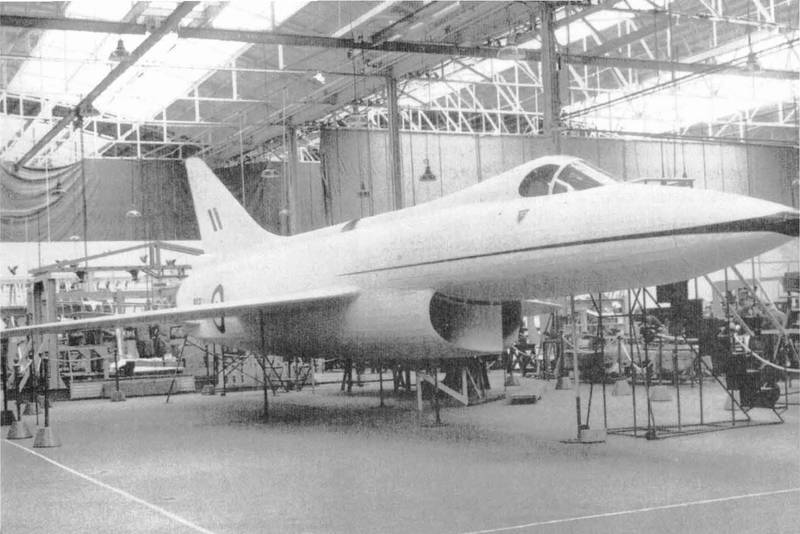 Проект истребителя-перехватчика Hawker P.1121