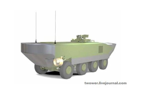 КАМАЗ разработал боевую колесную машину для морской пехоты