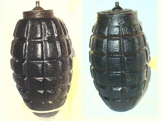 Тяжелая ручная граната Shwehrhandgranate (с корпусом яйцевидной и удлиненной формы)