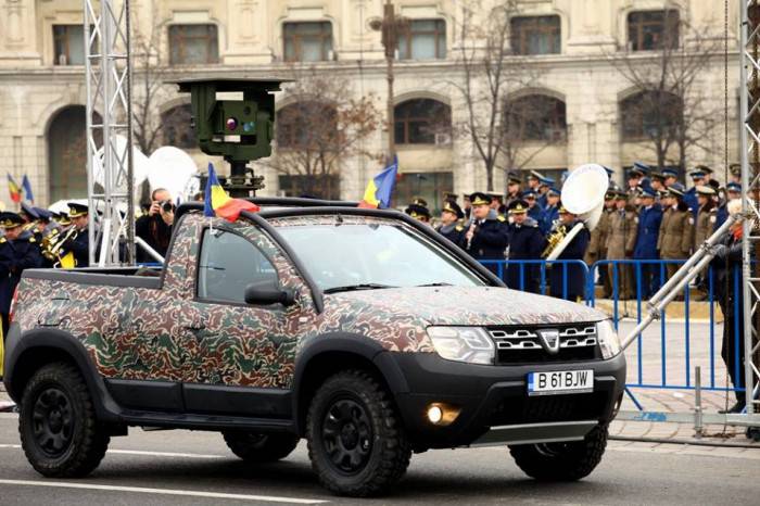 В Румынии разработали разведывательный автомобиль на базе Dacia Duster Pickup