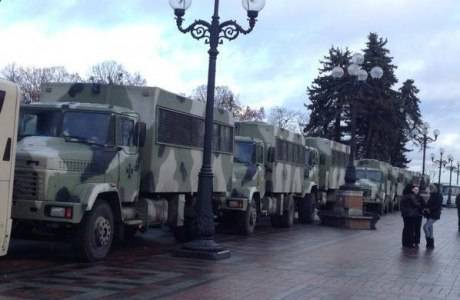 В Киев для обеспечения безопасности были стянуты подразделения Нацгвардии