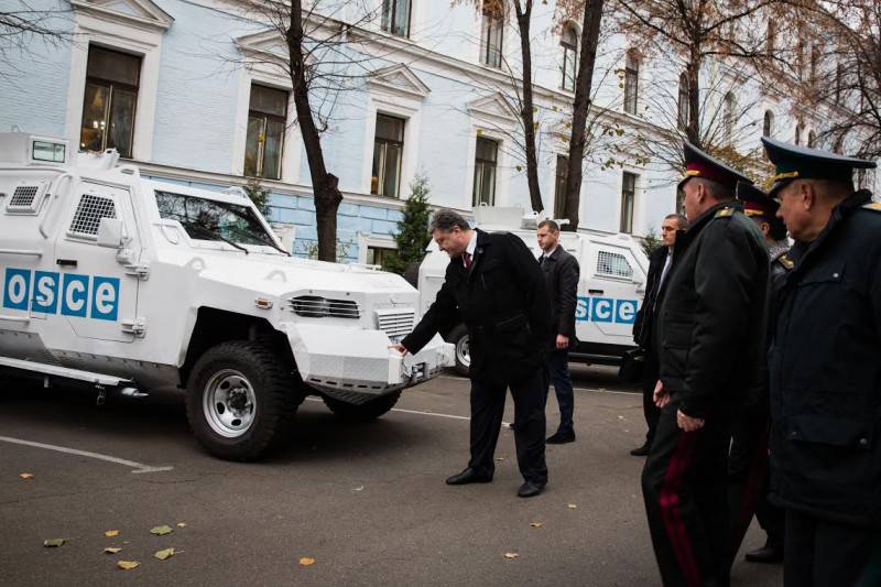 Миссия ОБСЕ так и не получила обещанные украинские бронеавтомобили