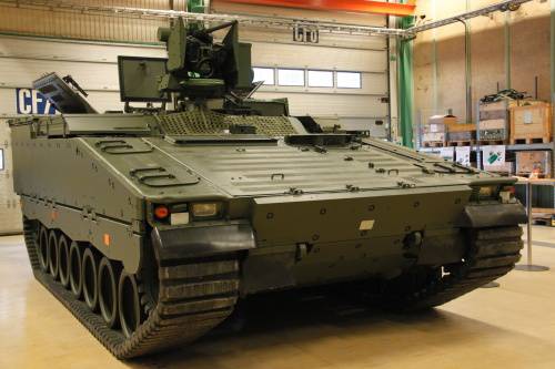 Норвежская армия получила первую многофункциональную боевую машину CV9030N