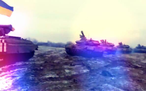 Из Харькова в зону АТО перебросили танки
