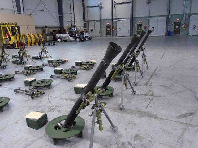 Начались поставки в армию США новых 81-мм минометов М252А1