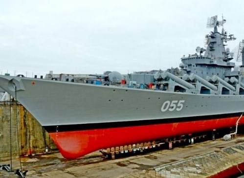 Крейсер "Маршал Устинов" должен вернуться в ВМФ РФ в конце 2015 года