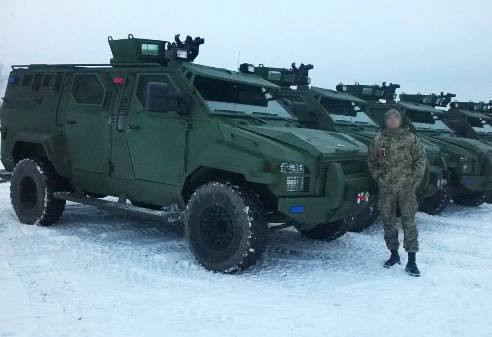 Украинская армия получила новую партию бронемашин КрАЗ "Спартан"