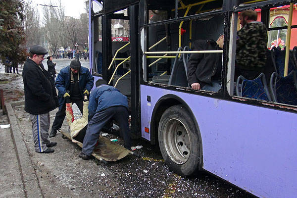 Доклад ОБСЕ: огонь по остановке в Донецке вели со стороны Киева