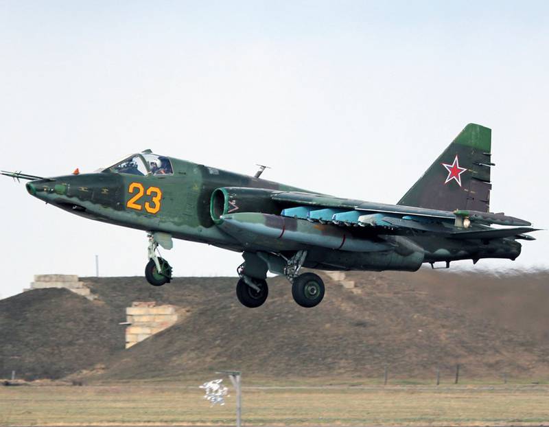Группировка штурмовиков Су-25 в ЮВО обновлена на половину