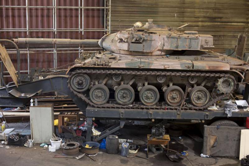 Полиция Сан-Паулу нашла танки на складе украденной бытовой техники