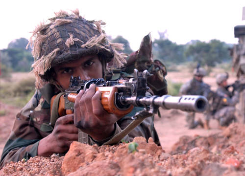 Индийская штурмовая винтовка INSAS