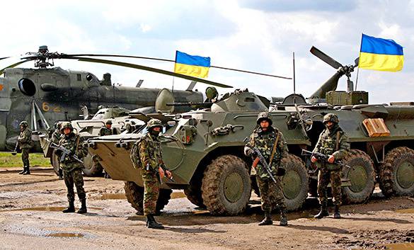 Украинская армия покидает район Дебальцево
