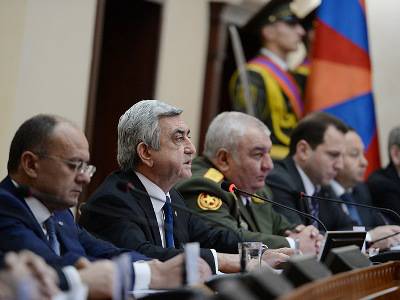 Президент Саркисян заявил, что готов начать разгромную войну