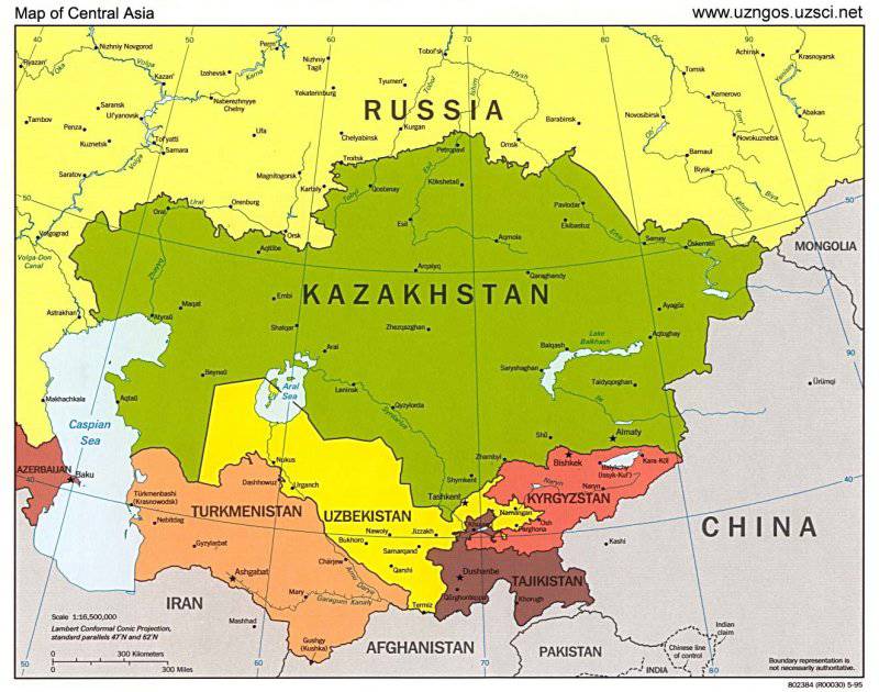 Тенденции военно-политического сотрудничества России со странами Центральной Азии