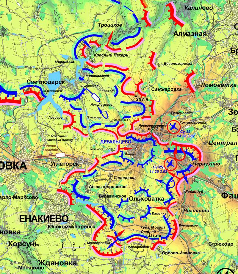 Новороссия: оперативная сводка за 3 февраля 2015 года