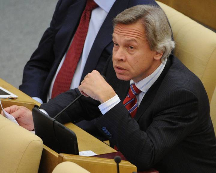 Алексей Пушков: США с упорством маньяков хотят поставлять оружие Киеву