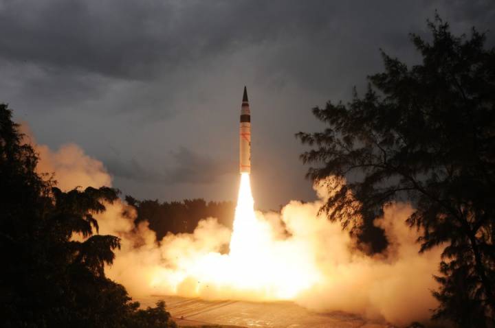 Индия провела третье испытание баллистической ракеты «Агни-5»