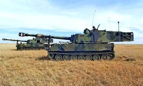 Украинская армия использует американские САУ M109 «Паладин»