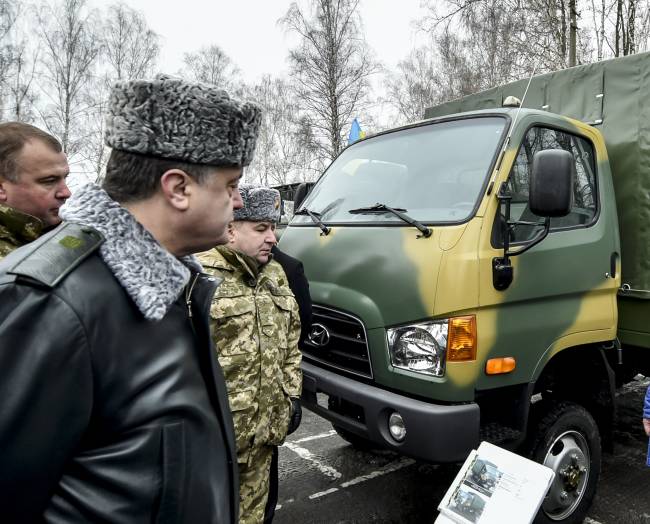 В Черкассах будут выпускать армейские грузовики Hyundai для замены Газ-66
